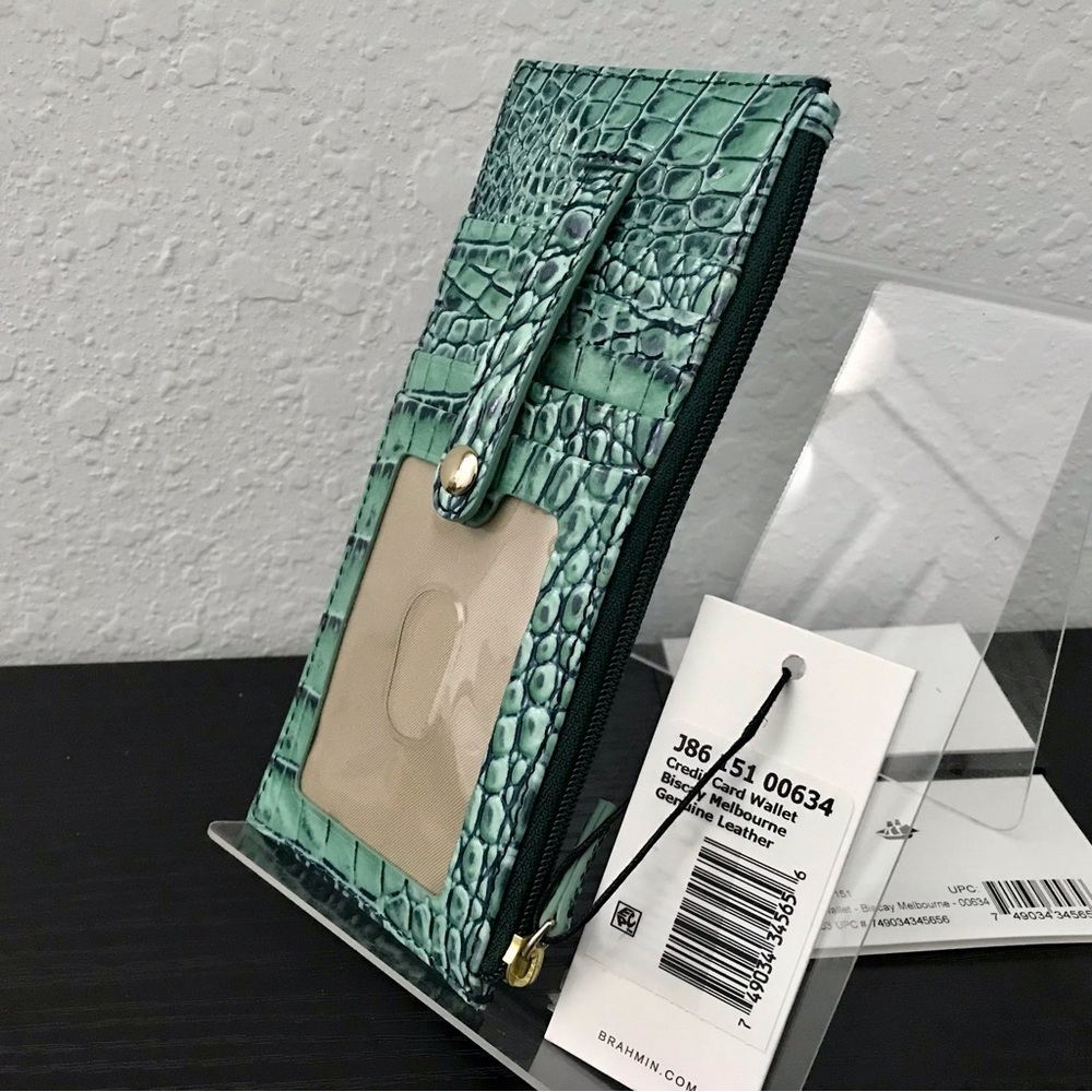 Brahmin BISCAY MELBOURNE Credit Card Wallet Tower NWT - Picture 5 of 5